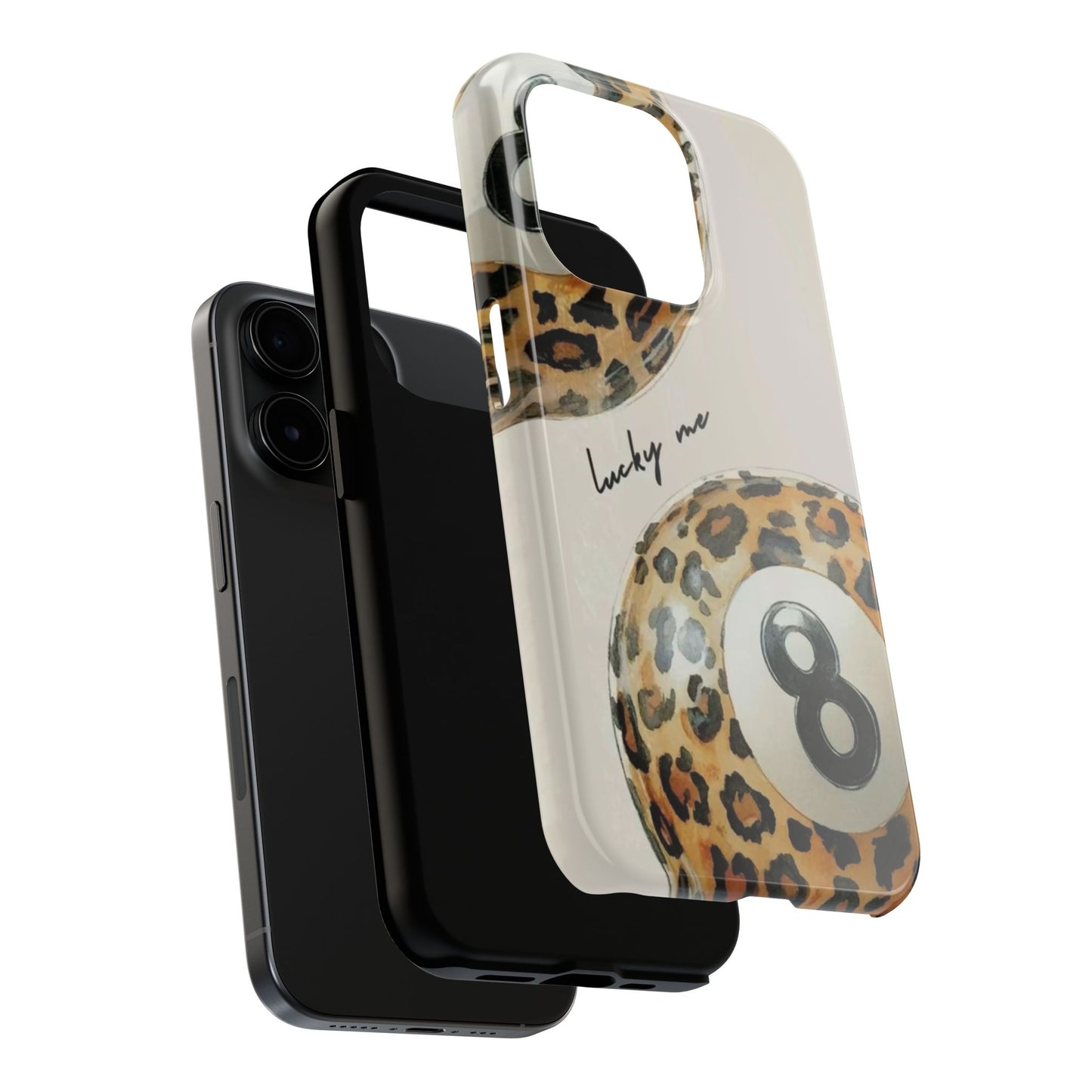 Lucky Me Leopard Print Phone Case