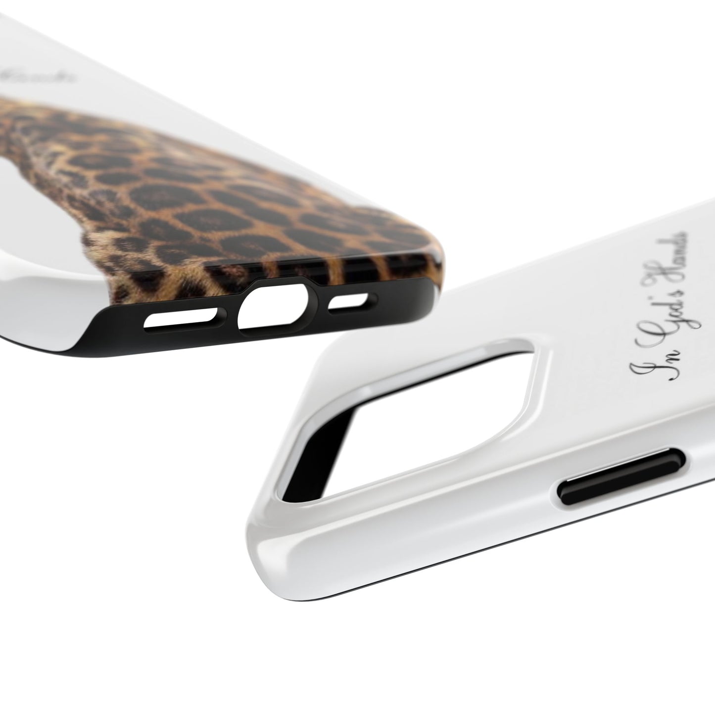 "In God's Hands" Leopard Phone Case
