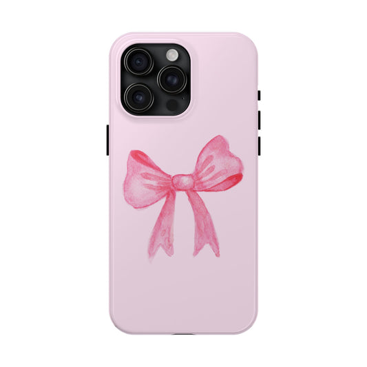 Coquette Pink Bow Phone Case