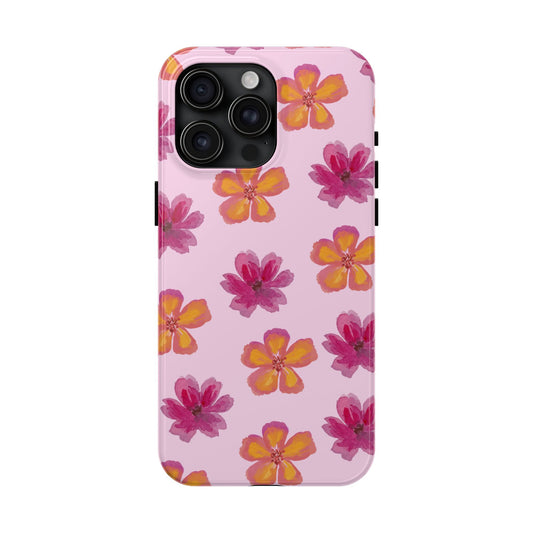 Pink & Yellow Floral Phone Case