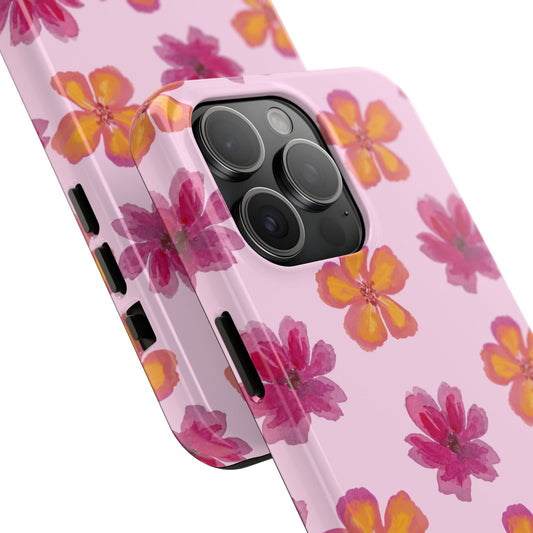 Pink & Yellow Floral Phone Case