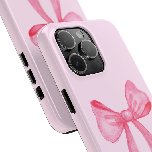 Coquette Pink Bow Phone Case