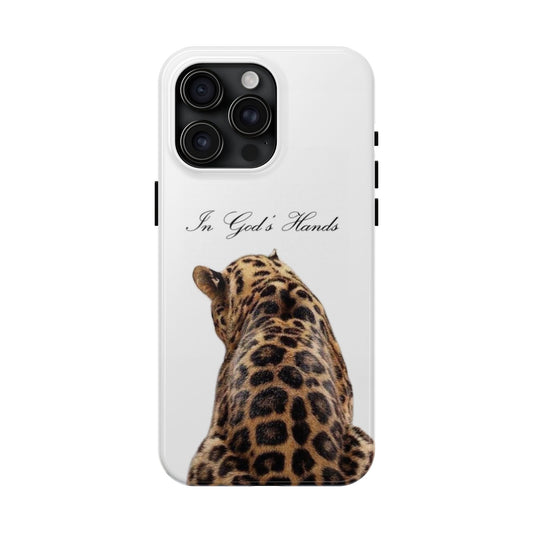 "In God's Hands" Leopard Phone Case